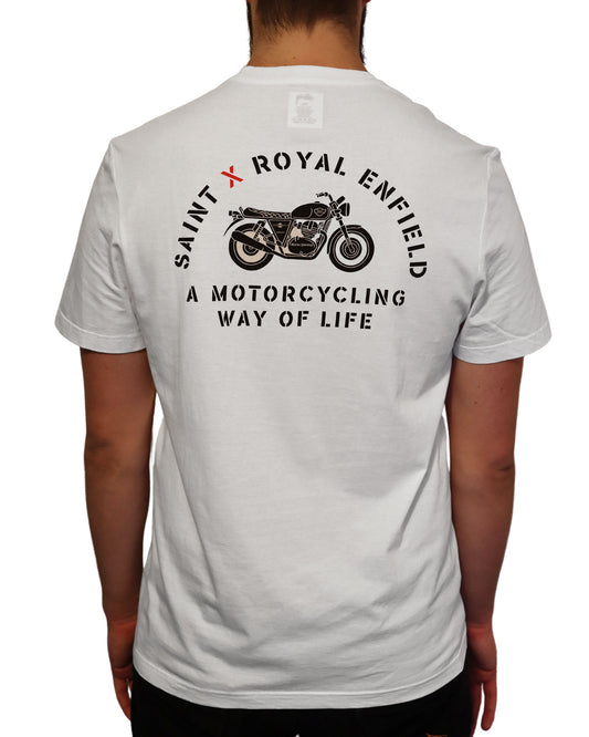 RE x SA1NT - Moto Way of Life T-Shirt (White)